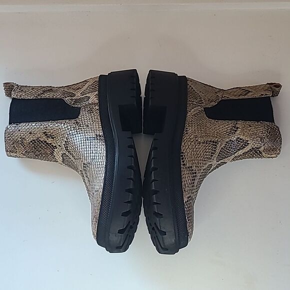 Lucky BrandLucky Brand Womens Emali Nubuck Pull On Ankle Boots Size 7M - Picture 8 of 15